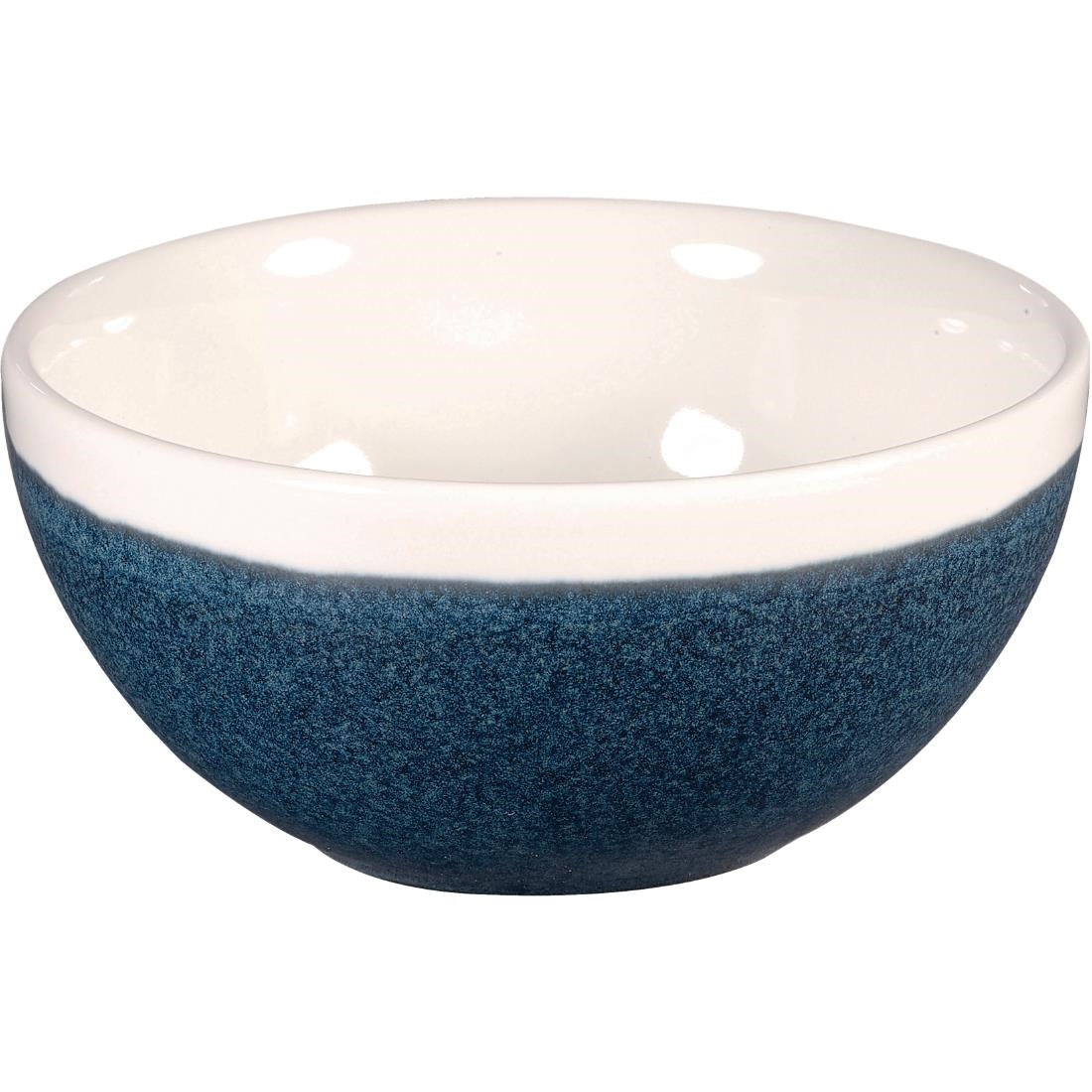 Churchill Monochrome Soup Bowls Sapphire Blue 160mm (12 Pack)