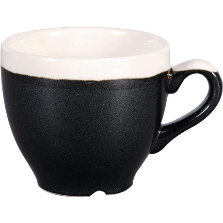 Churchill Monochrome Espresso Cups Onyx Black 89ml (12 Pack)