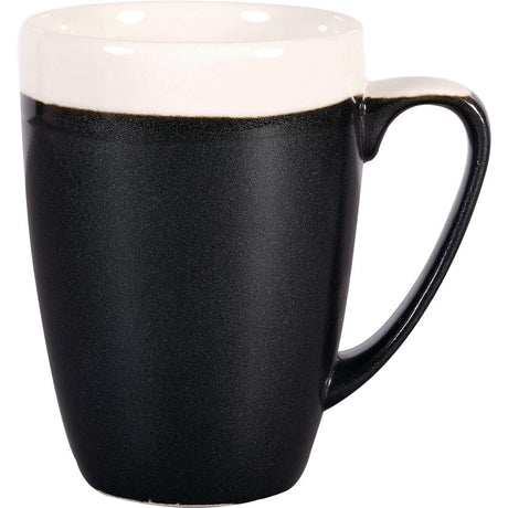 Churchill Monochrome Profile Mugs Onyx Black 340ml (12 Pack)