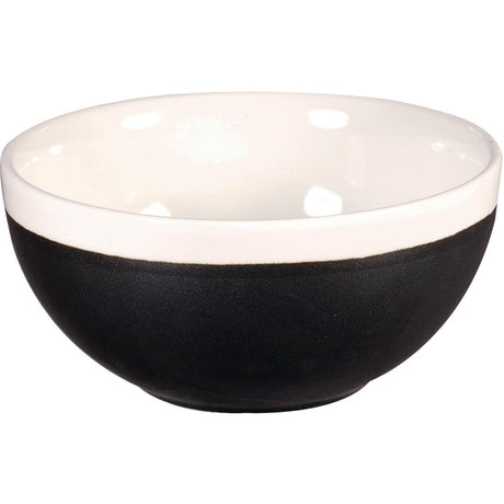 Churchill Monochrome Soup Bowls Onyx Black 455ml (12 Pack)