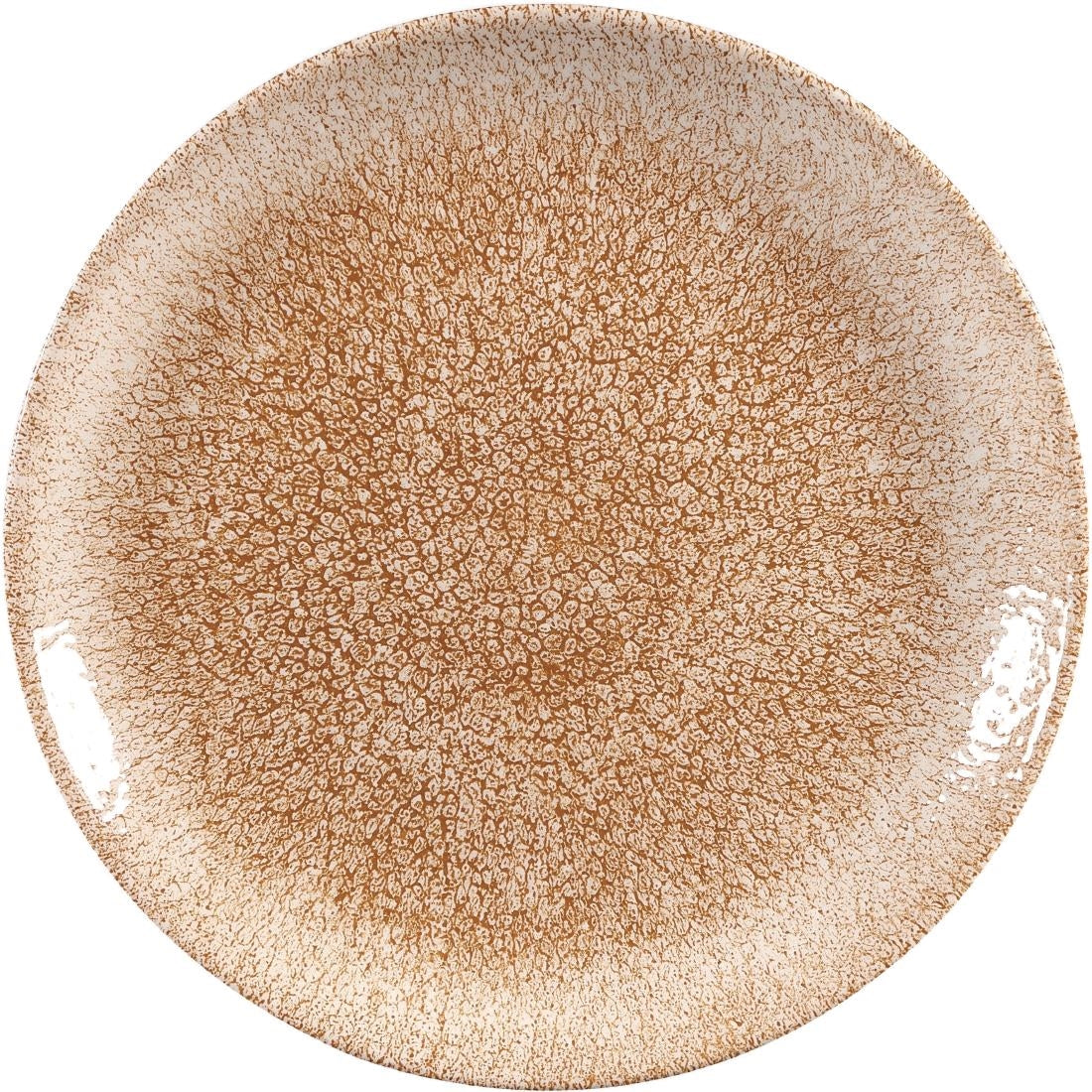 Churchill Studio Prints Raku Coupe Plates Garnet Orange 210mm (12 Pack)