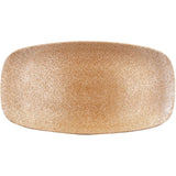 Churchill Studio Prints Raku Rectangular Plates Garnet Orange 355mm (6 Pack)