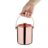 Olympia Double Walled Ice Bucket with Lid 1Ltr Copper