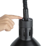 Buffalo Retractable Heat Lamp Matte Black Finish