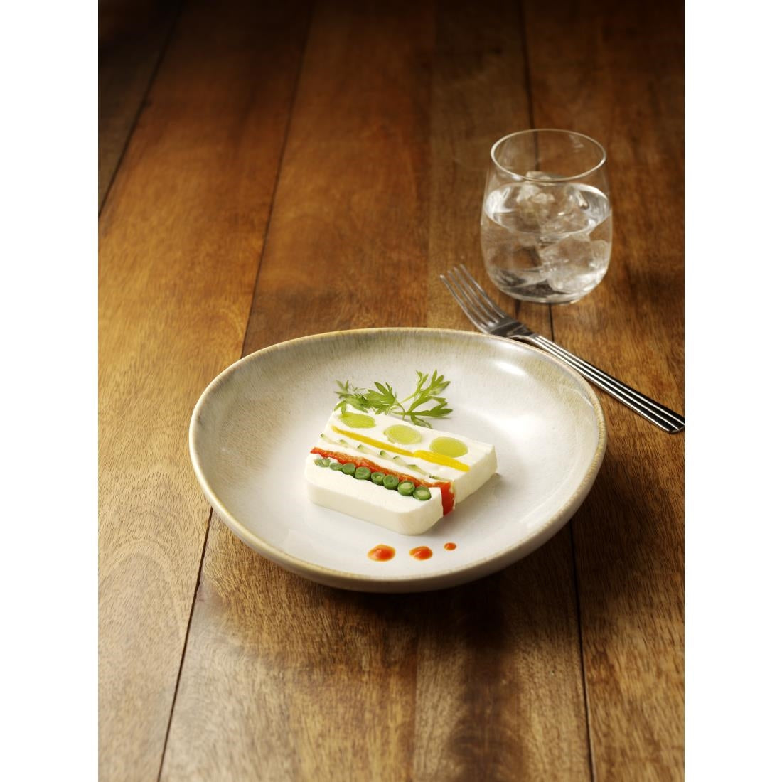 Olympia Birch Wide Bowls Taupe 208mm (6 Pack)