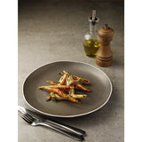 Olympia Chia Plates Charcoal 270mm (6 Pack)