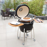 Buffalo XL Ceramic Kamado BBQ Grill 22"