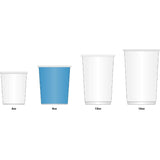 Fiesta Compostable Coffee Cups Single Wall 8oz (1000 Pack)