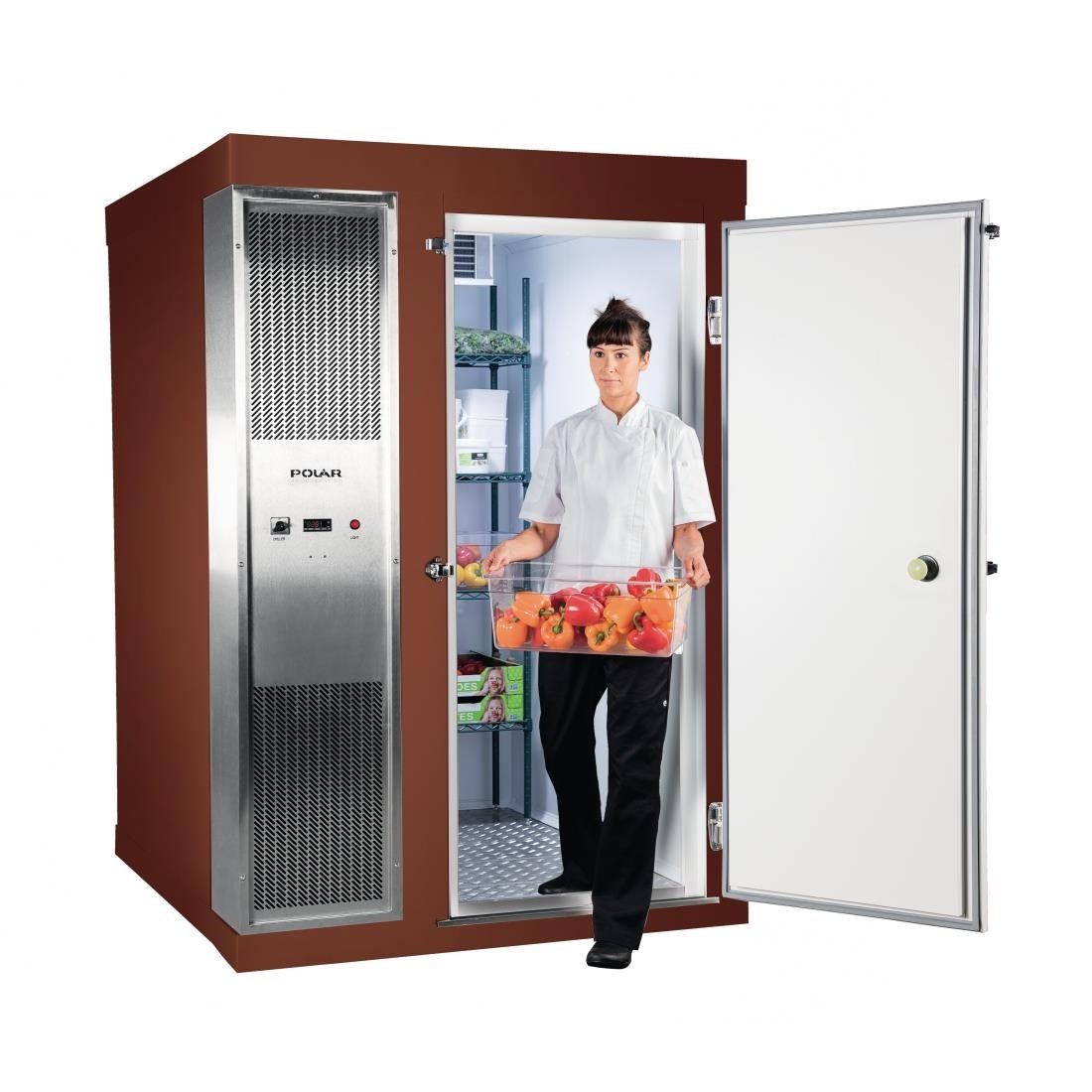 Polar U-Series 1.8 x 2.1m Integral Walk In Cold Room Brown