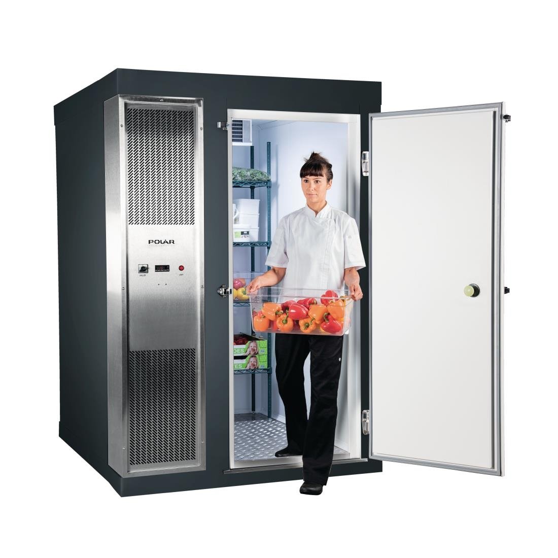 Polar U-Series 1.8 x 1.8m Integral Walk In Cold Room Grey