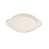 Churchill Stonecast Oval Eared Dishes Barley White 232mm (6 Pack)