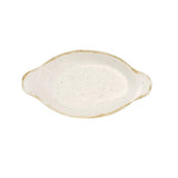Churchill Stonecast Oval Eared Dishes Barley White 205mm (6 Pack)