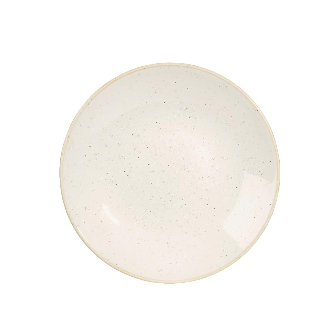 Churchill Stonecast Deep Coupe Plates Barley White 240mm (12 Pack)