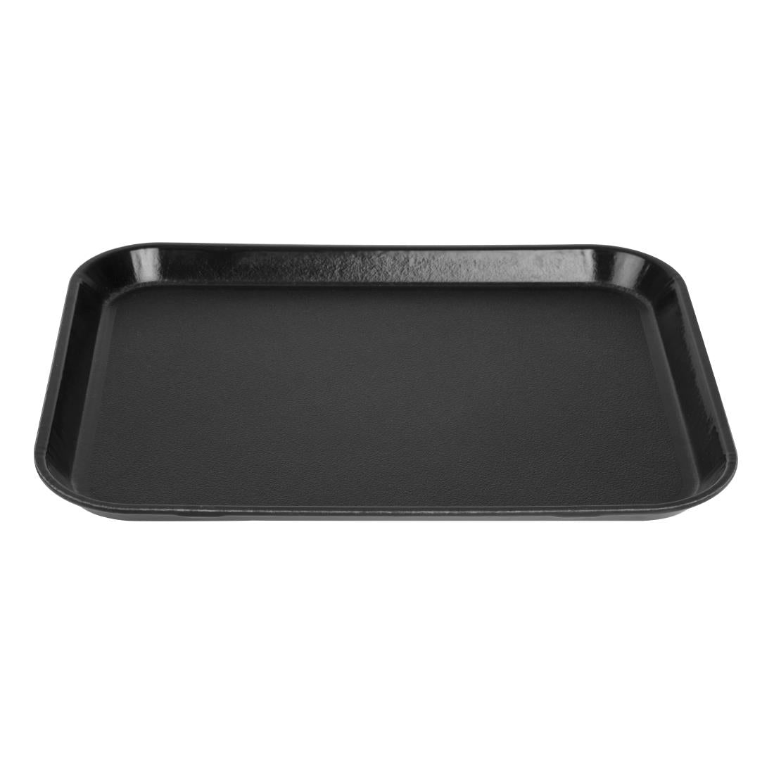 Cambro EpicTread Fibreglass Rectangular Non-Slip Tray Black 350mm