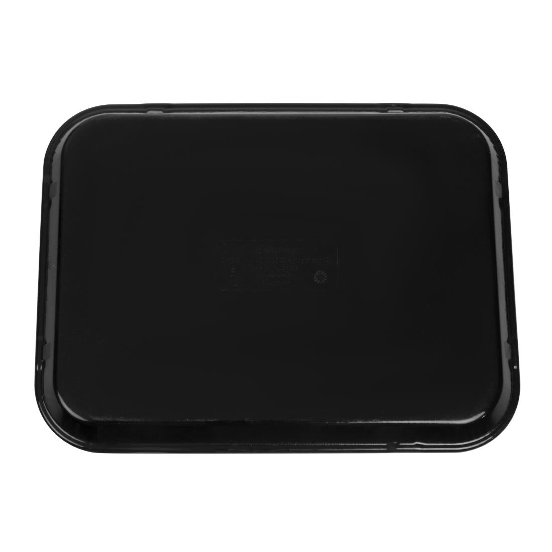 Cambro EpicTread Fibreglass Rectangular Non-Slip Tray Black 350mm