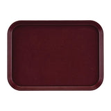 Cambro EpicTread Fibreglass Rectangular Non-Slip Tray Burgundy 415mm