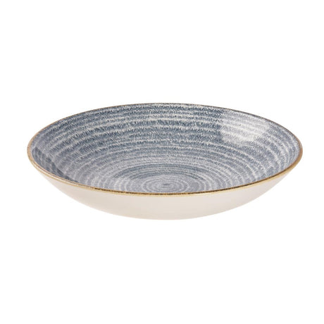 Churchill Studio Prints Homespun Coupe Bowls Slate Blue 248mm (12 Pack)