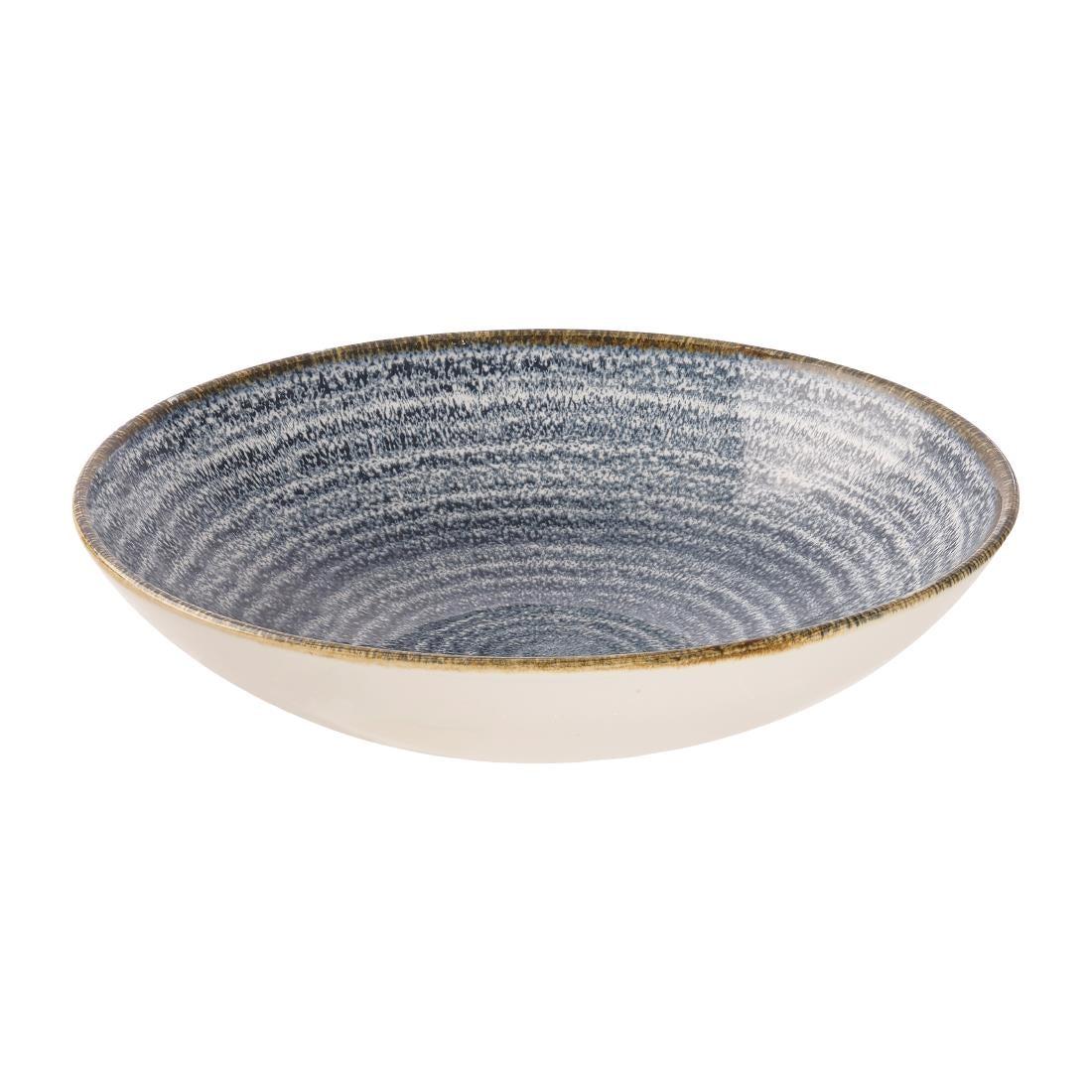 Churchill Studio Prints Homespun Coupe Bowls Slate Blue 182mm (12 Pack)