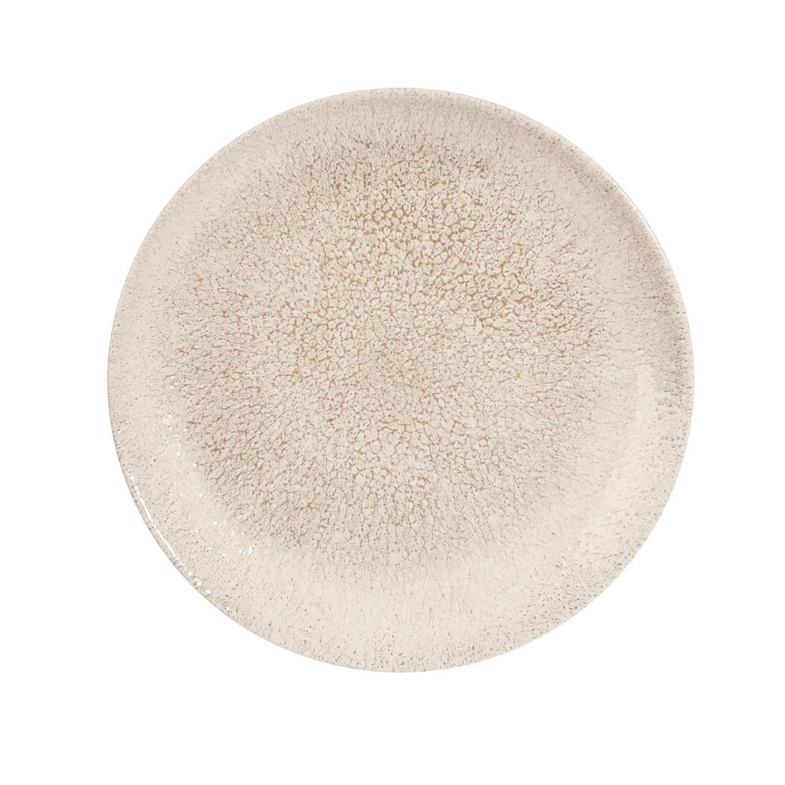 Churchill Studio Prints Raku Coupe Plates Agate Grey 217mm (12 Pack)