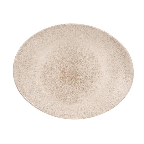 Churchill Studio Prints Raku Oval Coupe Plates Agate Grey 270mm (12 Pack)