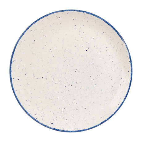 Churchill Stonecast Hints Coupe Plates Indigo Blue 288mm (12 Pack)