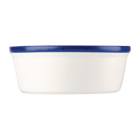 Churchill Retro Blue Round Pie Dishes 135mm (12 Pack)