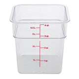 Cambro Square Polycarbonate Food Storage Container 3.8 Ltr