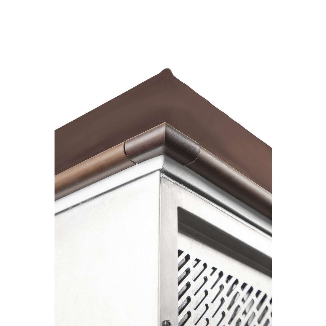 Polar Cold Room Weatherproof Roof 2200x1900mm Vandyke Brown