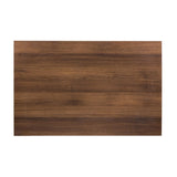 Bolero Pre-drilled Rectangular Table Top Rustic Oak 1100(W) x 700(D)mm