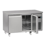 Hoshizaki Snowflake GenII 2 Door 300Ltr Counter Fridge SCR-130CGRC-LR-C1