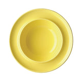 Olympia Heritage Raised Rim Bowls Yellow 205mm (4 Pack)