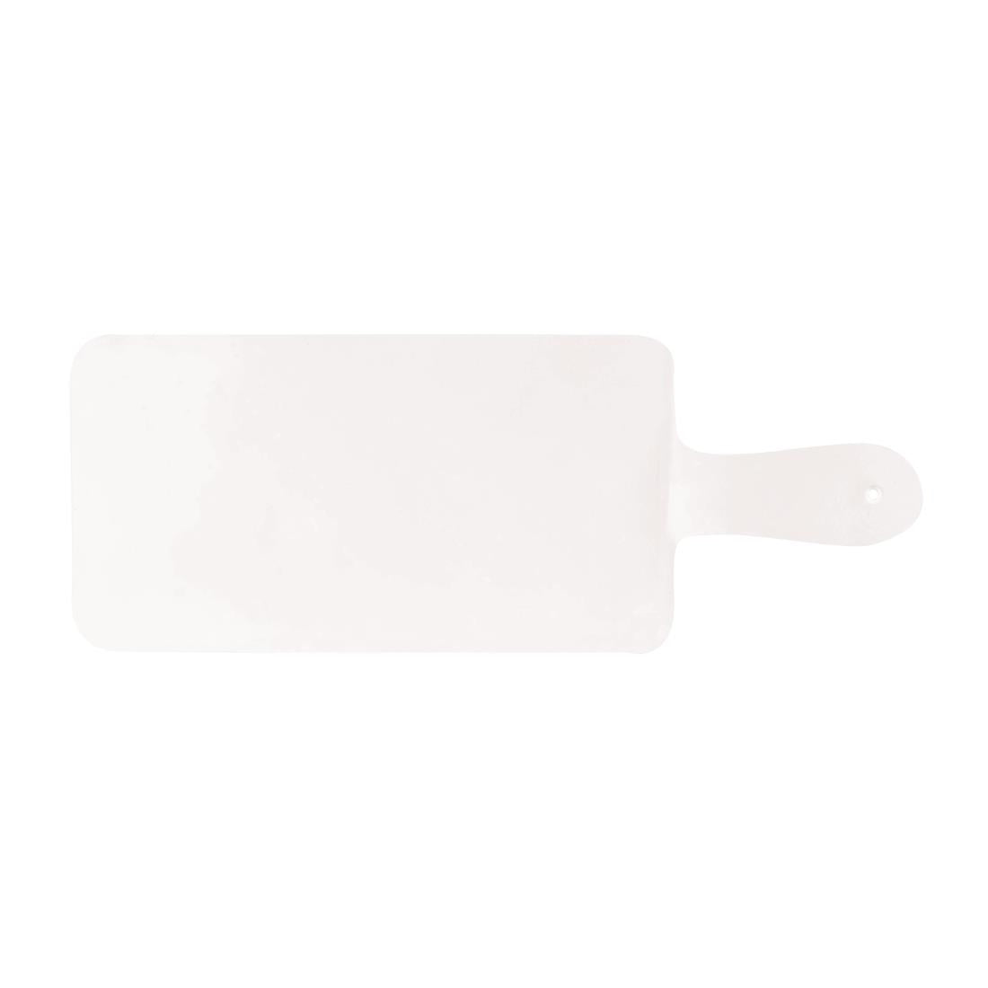 Churchill Alchemy Buffet Handled Melamine Paddle Boards White 266mm