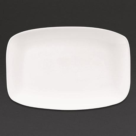 Churchill X Squared Oblong Plates White 199 x 300mm (6 Pack)