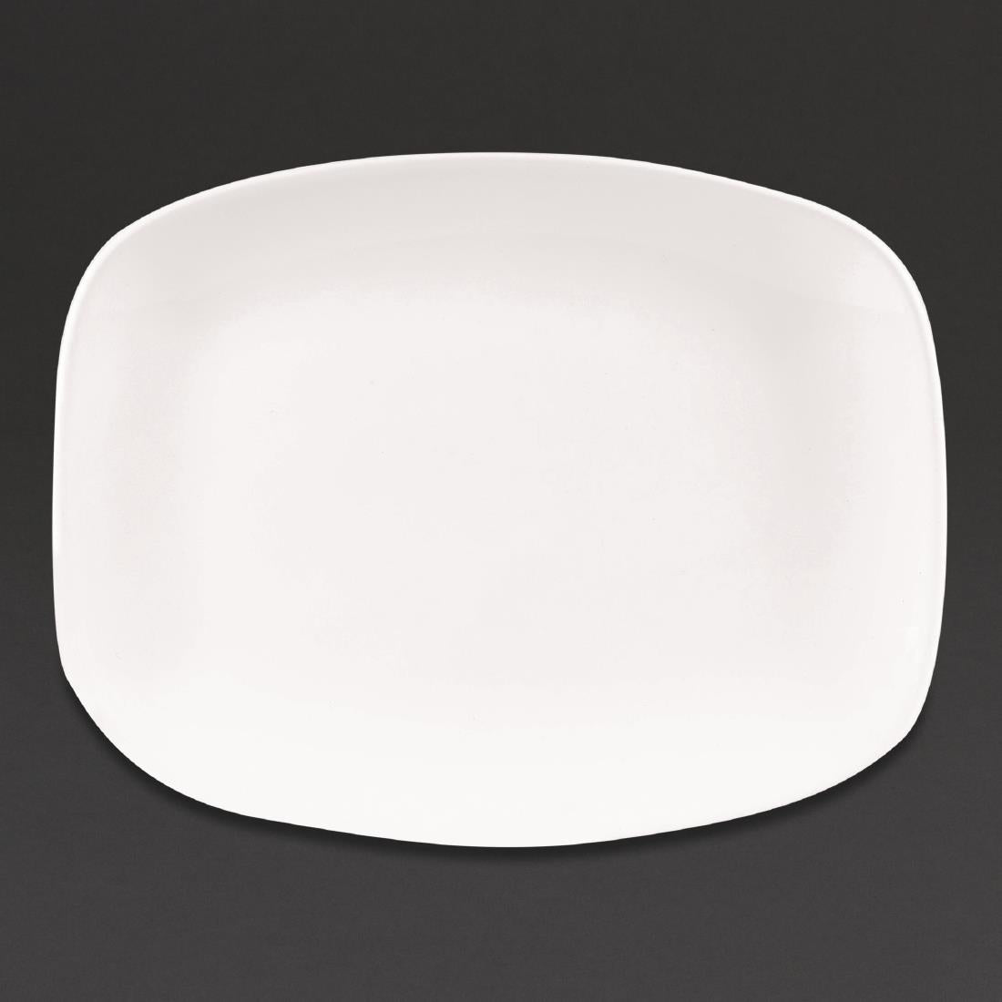 Churchill X Squared Oblong Plates White 202 x 261mm (12 Pack)