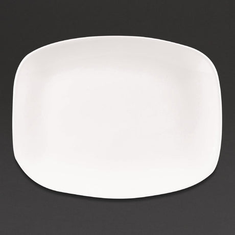 Churchill X Squared Oblong Plates White 202 x 261mm (12 Pack)