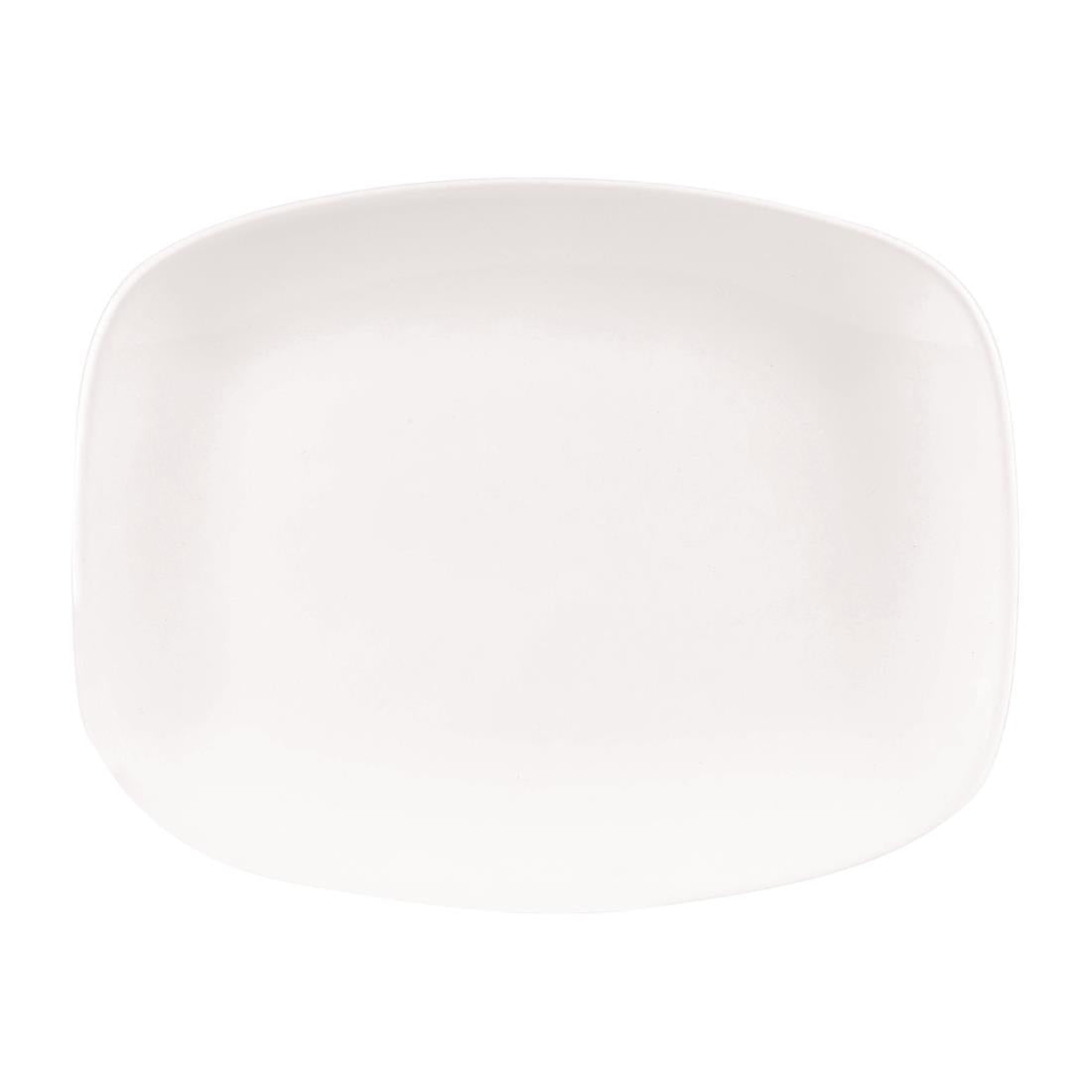 Churchill X Squared Oblong Plates White 202 x 261mm (12 Pack)