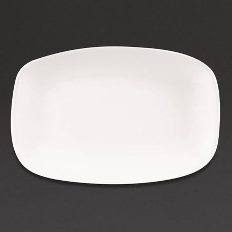 Churchill X Squared Oblong Plates White 157 x 237mm (12 Pack)
