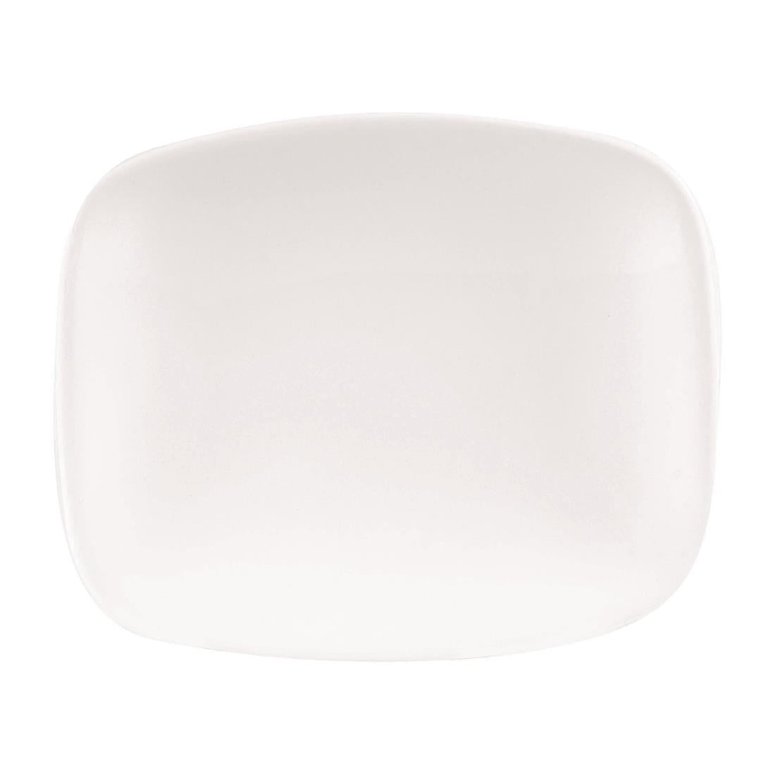 Churchill X Squared Oblong Plates White 126 x 154mm (12 Pack)