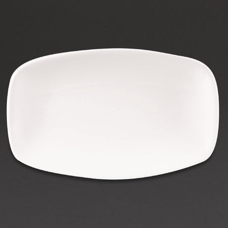 Churchill X Squared Oblong Plates White 121 x 200mm (12 Pack)