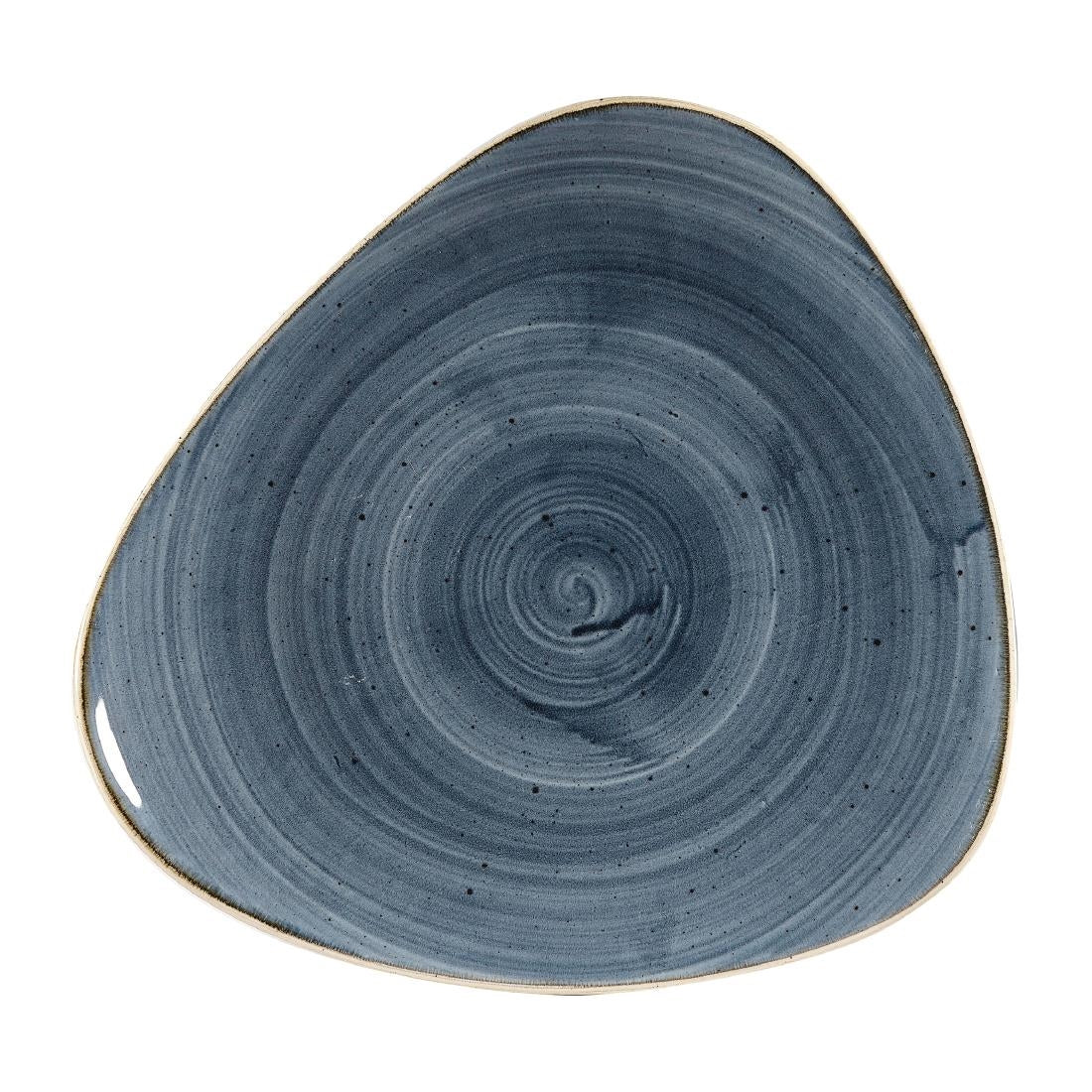 Churchill Stonecast Triangular Plates Blueberry 311mm (6 Pack)