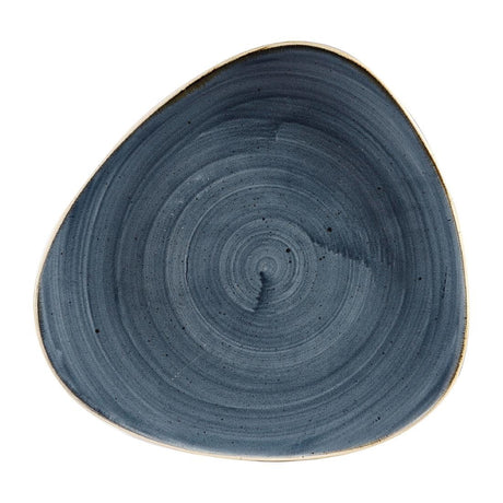 Churchill Stonecast Triangular Plates Blueberry 265mm (12 Pack)
