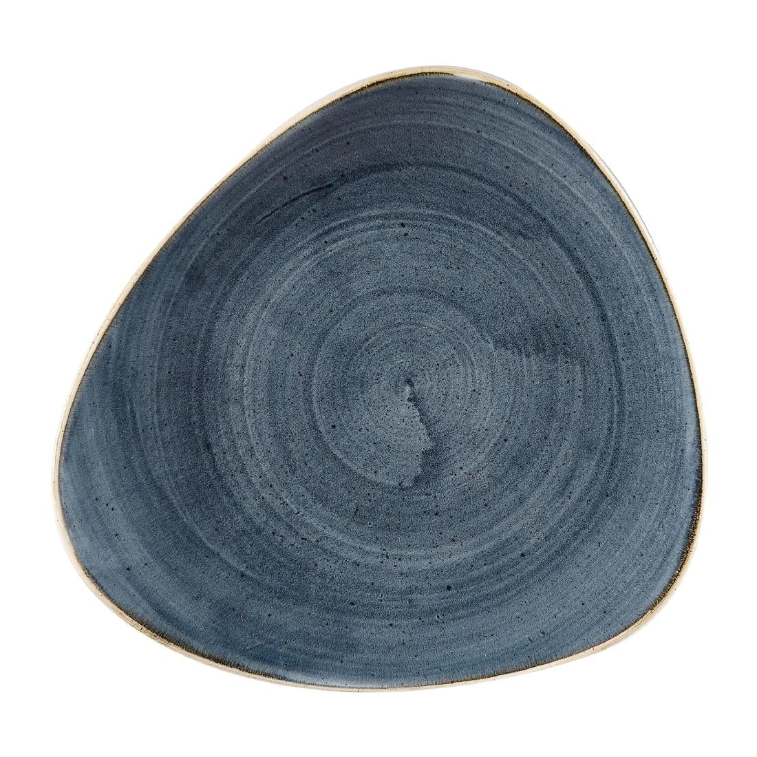 Churchill Stonecast Triangular Plates Blueberry 229mm (12 Pack)