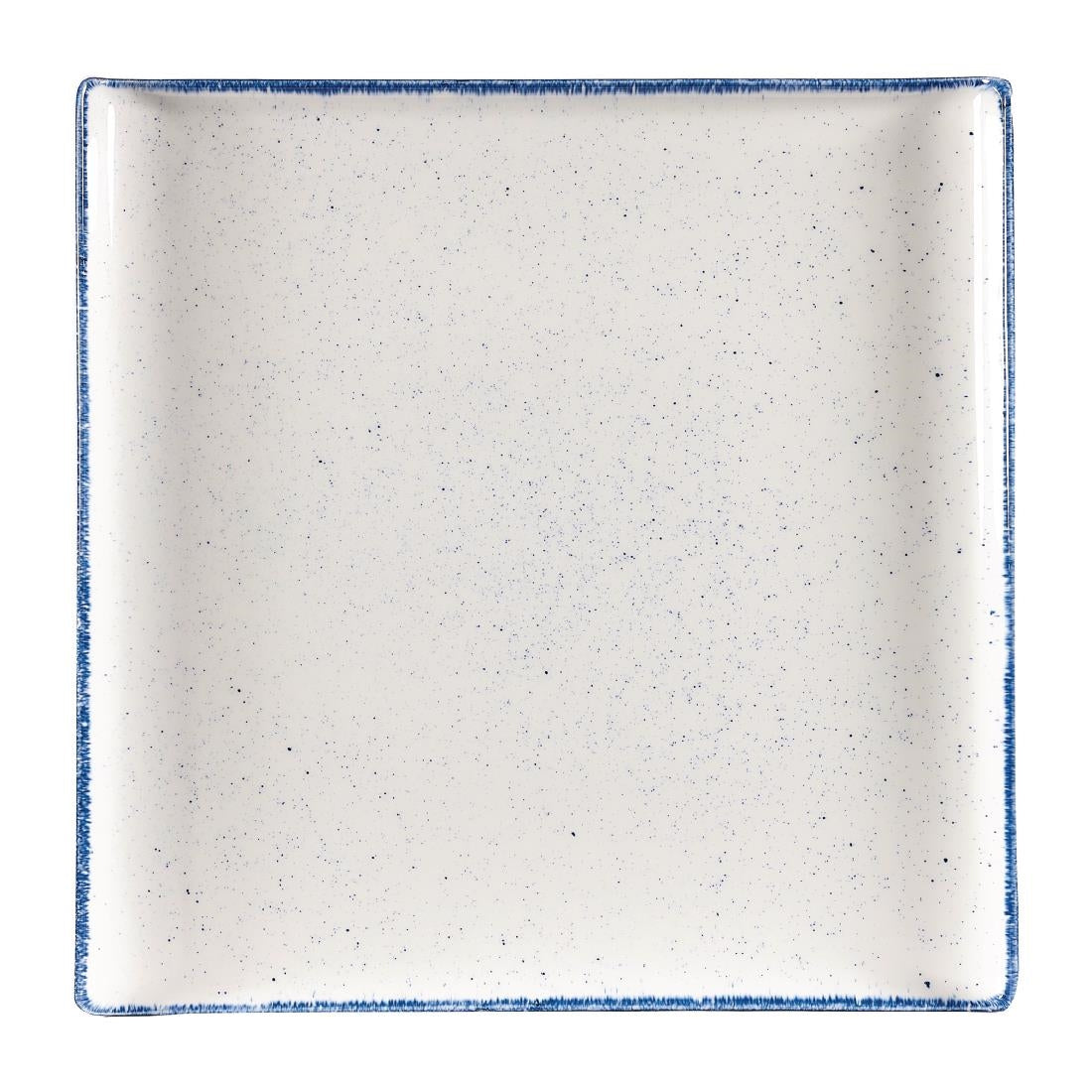 Churchill Stonecast Hints Square Plates Indigo Blue 303mm (4 Pack)