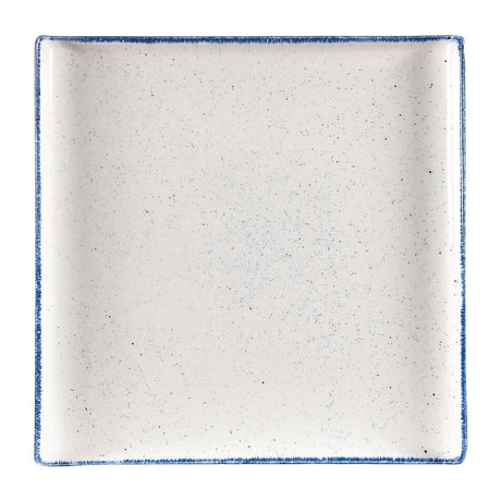 Churchill Stonecast Hints Square Plates Indigo Blue 303mm (4 Pack)