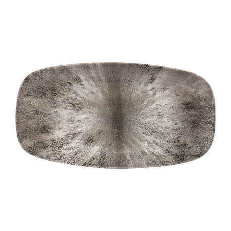 Churchill Studio Prints Stone Rectangular Plates Quartz Black 189 x 355mm (6 Pack)