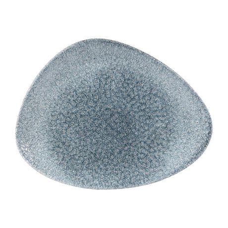 Churchill Studio Prints Raku Triangular Plates Topaz Blue 260mm (12 Pack)