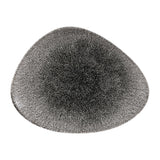 Churchill Studio Prints Raku Triangular Plates Quartz Black 260mm (12 Pack)