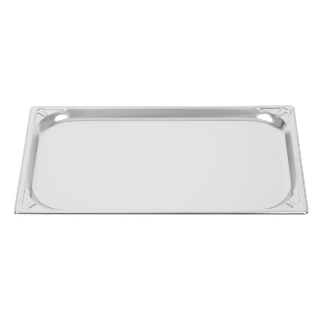 Vogue Heavy Duty Stainless Steel 1/1 Gastronorm Tray 20mm