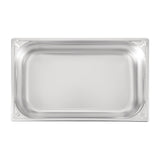 Vogue Heavy Duty Stainless Steel 1/1 Gastronorm Tray 150mm