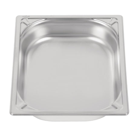 Vogue Heavy Duty Stainless Steel Non Stick 1/2 Gastronorm Tray 65mm